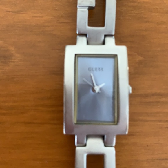 Women’s Guess Brushed Silver-Tone Watch - Picture 5 of 7